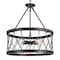 Cwi Lighting Amazon 5 Light Drum Shade Chandelier With Gun Metal Finish 9966P23-5-242-A - alternate 5